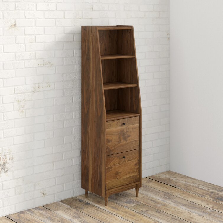 Posner narrow outlet standard bookcase